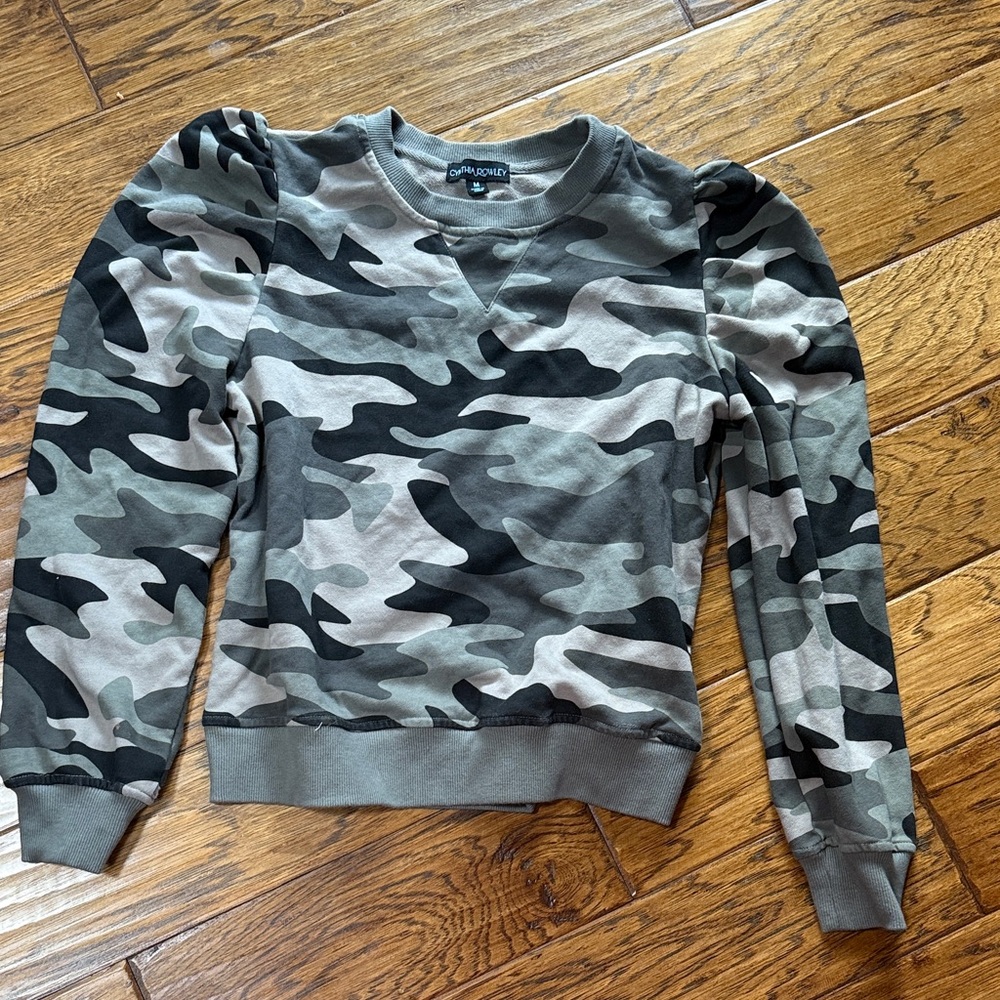 Cynthia Rowley pull over puff shoulder.